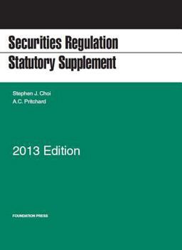 Securities Regulation Statutory Supplement
