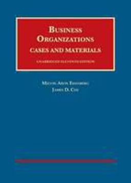 Business Organizations, Cases and Materials