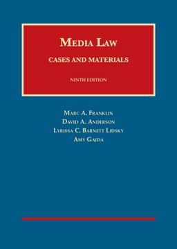 Media Law Cases and Materials 9th 9781609304676 Front Cover