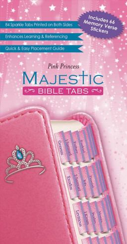 Princess Bible Tabs  9781609365738 Front Cover