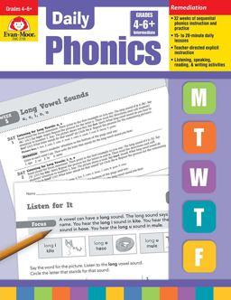 Daily Phonics Grade 4-6+  9781609634445 Front Cover