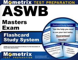 ASWB Masters Exam Flashcard Study System ASWB Test Practice Questions and Review for the Association of Social Work Boards Exam  9781609712228 Front Cover