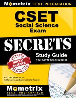 CSET Social Science Exam Secrets Study Guide CSET Test Review for the California Subject Examinations for Teachers  9781609715793 Front Cover