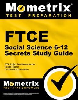 FTCE Social Science 6-12 Secrets Study Guide FTCE Subject Test Review for the Florida Teacher Certification Examinations  9781609717636 Front Cover
