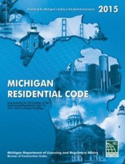 2015 Michigan Residential Code  9781609832070 Front Cover