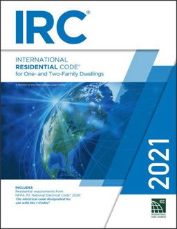 International Residential Code 2021:  9781609839574 Front Cover