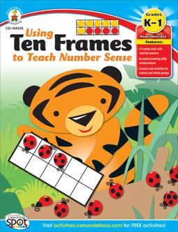 Using Ten Frames to Teach Number Sense, Grades K - 1  9781609964719 Front Cover