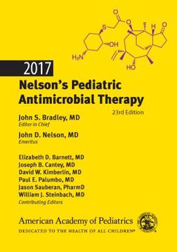 2017 Nelson's Pediatric Antimicrobial Therapy:  9781610020749 Front Cover