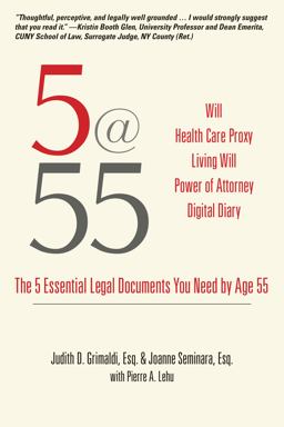 5@55 The 5 Essential Legal Documents You Need by Age 55  9781610352581 Front Cover