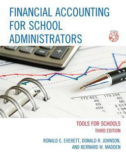 Financial Accounting for School Administrators Tools for Schools 3rd 9781610487726 Front Cover