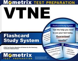 VTNE Flashcard Study System VTNE Test Practice Questions and Review for the Veterinary Technician National Exam  9781610730150 Front Cover