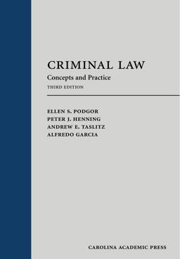 Criminal Law: Concepts and Practice  9781611630138 Front Cover