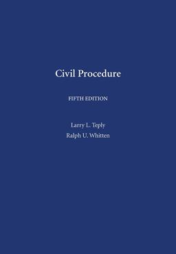 Civil Procedure 5th 9781611630749 Front Cover