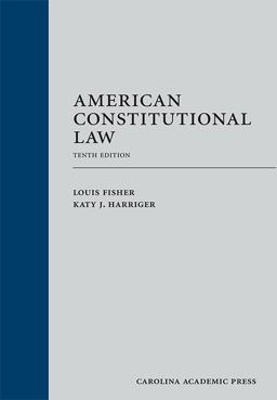 American Constitutional Law American Constitutional Law