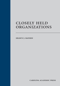 Closely Held Organizations  9781611633641 Front Cover