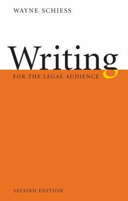 Writing for the Legal Audience 2nd 9781611633917 Front Cover