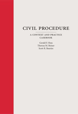 Civil Procedure A Context and Practice Casebook  9781611635461 Front Cover