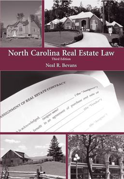 North Carolina Real Estate Law 3rd 9781611635683 Front Cover