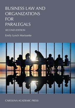 Business Law and Organizations for Paralegals 2nd 9781611636789 Front Cover