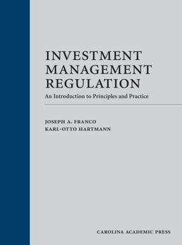Investment Management Regulation An Introduction to Principles and Practice  9781611637175 Front Cover
