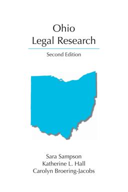 Ohio Legal Research 2nd 9781611637496 Front Cover