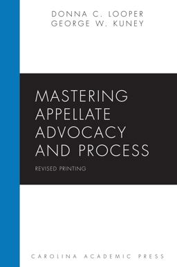 Mastering Appellate Advocacy and Process  9781611637519 Front Cover