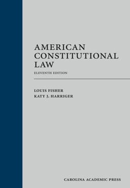 American Constitutional Law American Constitutional Law