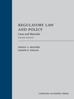 Regulatory Law and Policy: Cases and Materials  9781611639131 Front Cover