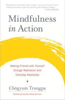 Mindfulness in Action Making Friends with Yourself Through Meditation and Everyday Awareness  9781611800203 Front Cover