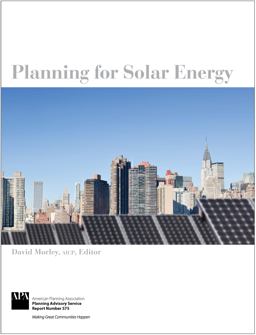 Planning for Solar Energy