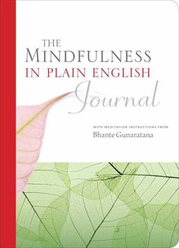 Mindfulness in Plain English Journal  9781614293965 Front Cover