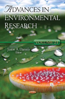 Advances in Environmental Research  9781614700074 Front Cover