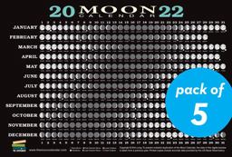 2022 Moon Calendar Card (5 Pack)