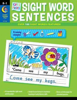 Cut and Paste Sight Word Sentences Cut and Paste Sight Word Sentences