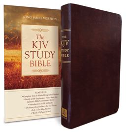 KJV Study Bible [Bonded Leather]  9781616260378 Front Cover