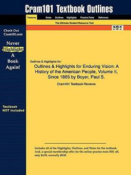 Outlines and Highlights for Enduring Vision