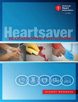 HEARTSAVER BLOODBORNE PATHOGENS-WRK.BK.  9781616694265 Front Cover