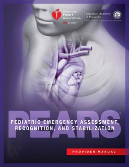 PEARS PROVIDER MANUAL:PEDIATRIC EMER...  9781616695521 Front Cover