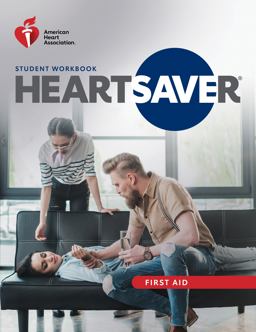Heartsaver First Aid Student Workbook  9781616698294 Front Cover