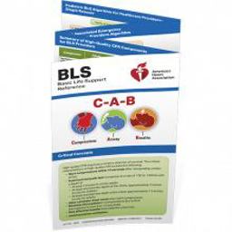 BLS Reference Card Basic Life Support  9781616698331 Front Cover