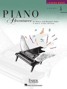 Piano Adventures - Lesson Book - Level 5  9781616770938 Front Cover