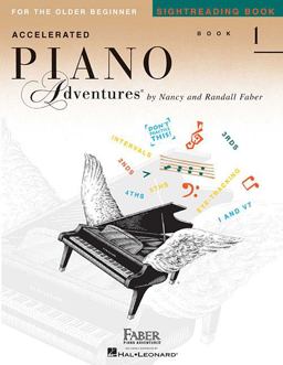 Accelerated Piano Adventures for the Older Beginner - Sightreading Book 1  9781616776596 Front Cover