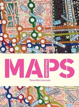 Paula Scher MAPS New York/Paris/London Three Mini Journals  9781616891435 Front Cover