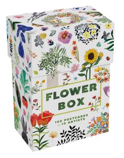 Flower Box 100 Postcards by 10 Artists  9781616896713 Front Cover