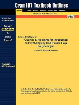 Outlines and Highlights for Introduction to Psychology by Rod Plotnik, Haig Kouyoumdjian, Isbn