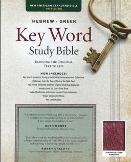 Hebrew-Greek Key Word Study Bible  9781617159886 Front Cover
