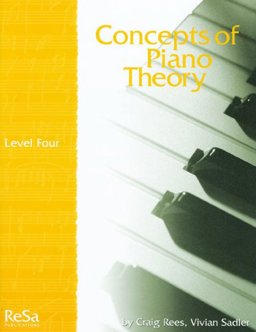 Concepts of Piano Theory Level Four  9781617271281 Front Cover