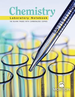 Chemistry Laboratory Notebook  9781617319143 Front Cover