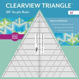 Clearview Triangle 60ï¿½ Acrylic Ruler  9781617452666 Front Cover