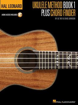 Hal Leonard Ukulele Method Book 1 Plus Chord Finder Book/Online Audio  9781617804571 Front Cover